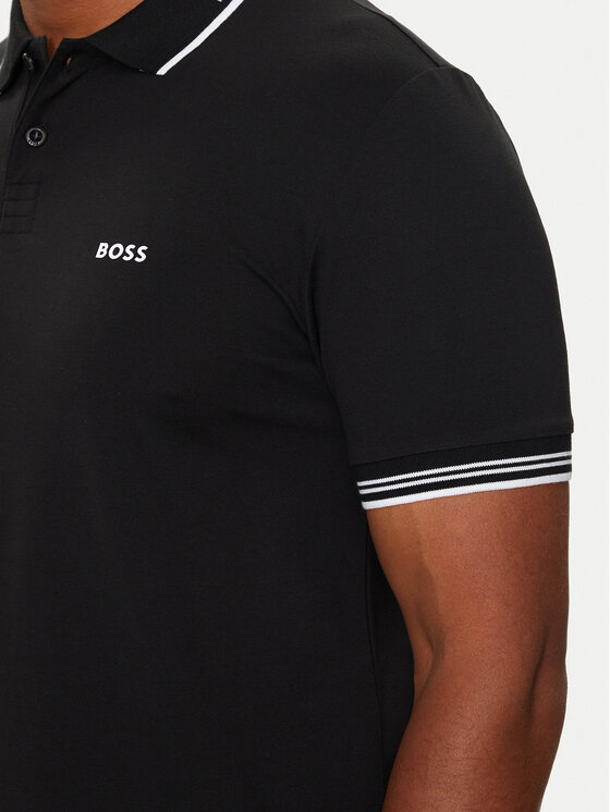 BOSS Boss Poloshirt Paul 50506193 Schwarz Slim Fit