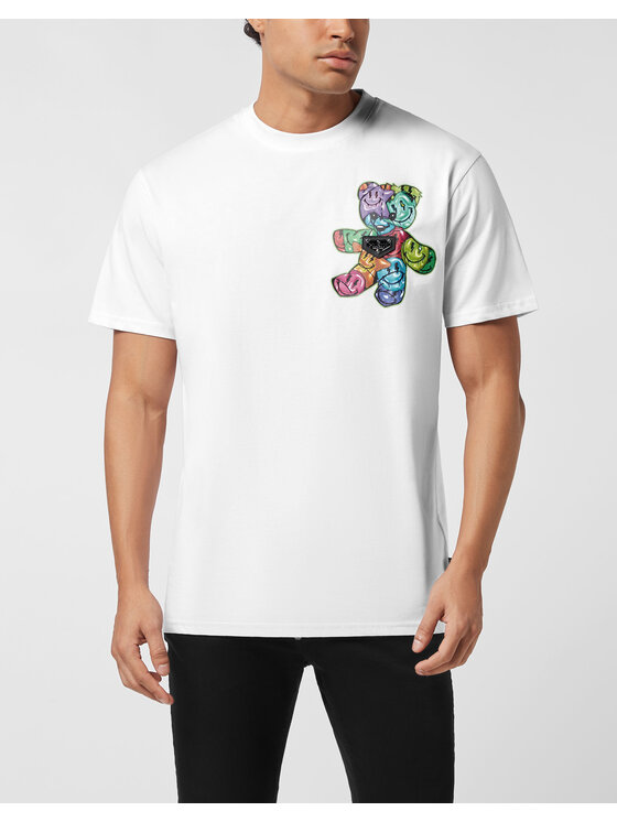 PHILIPP PLEIN PHILIPP PLEIN Tričko 25631 Biela Regular Fit
