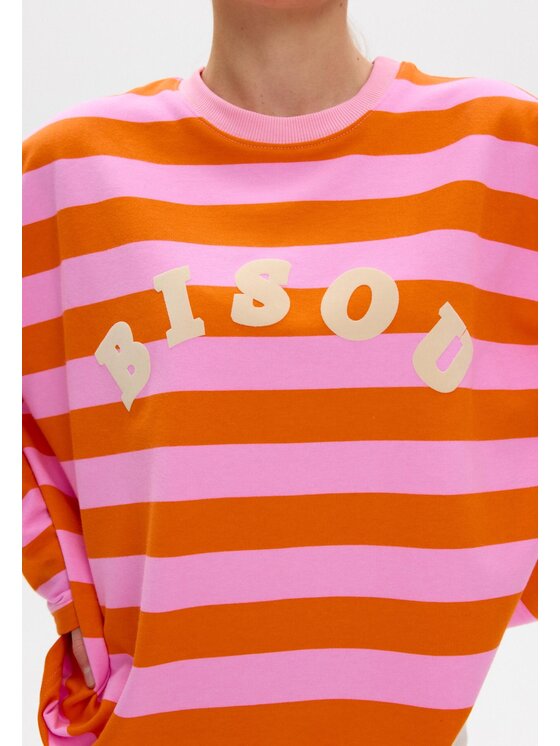 Mirons Mirons Longsleeve Print Kolorowy Regular Fit