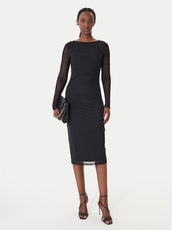 Patrizia Pepe Patrizia Pepe Rochie cocktail 8A1604/376-K103 Negru Regular Fit