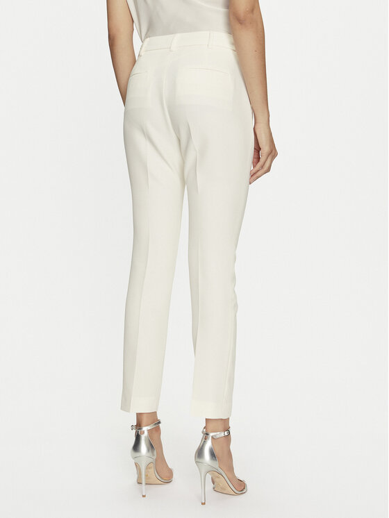 Liu Jo Liu Jo Pantaloni di tessuto CA4201 T2200 Écru Regular Fit