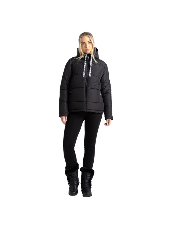 Dare2B Dare2B Płaszcz Society Czarny Long Fit
