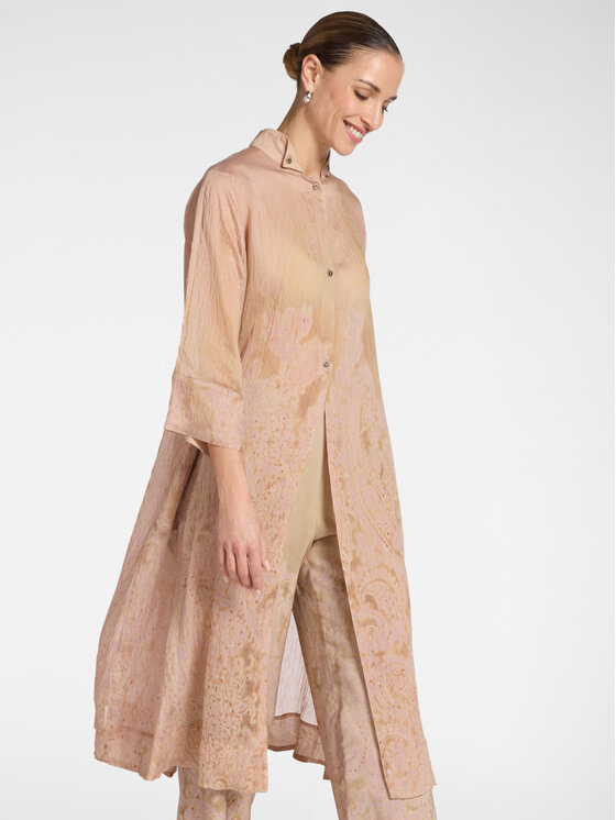Elena Mirò Elena Mirò Blusa 2003Z000046N001 Beige A-Line Fit