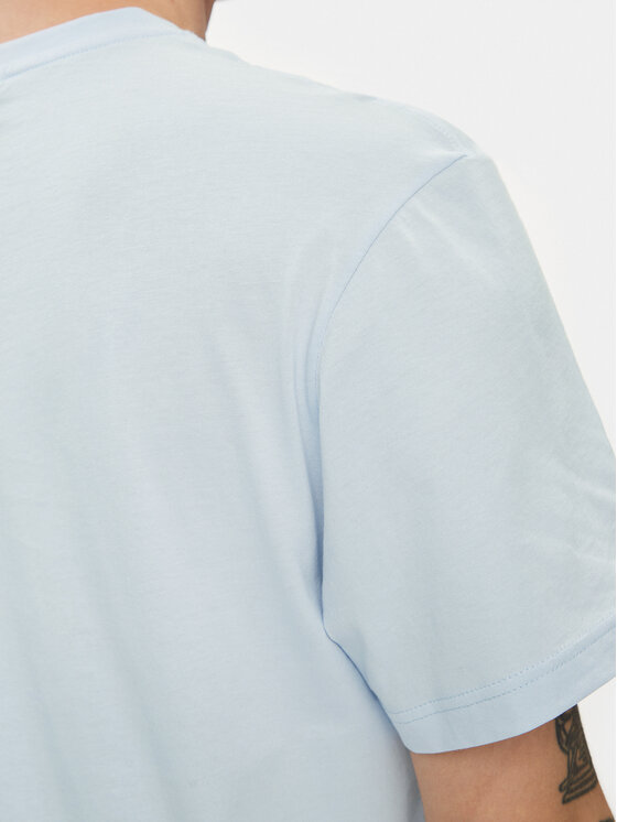 Lacoste Lacoste Тишърт TH2036 Светлосиньо Regular Fit