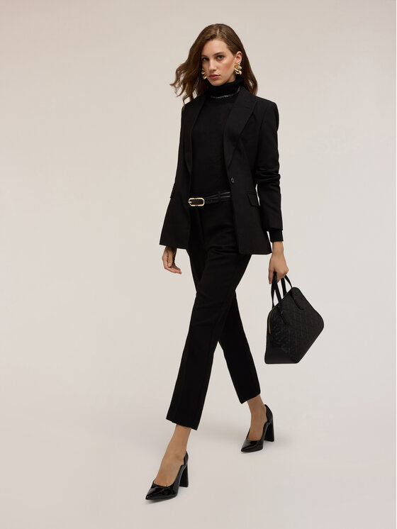 Motivi Motivi Giacca outdoor Q762Q000988N033 Nero Regular Fit