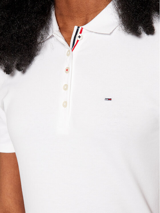 Tommy Jeans Tommy Jeans Polo Original DW0DW04434 Bijela Regular Fit