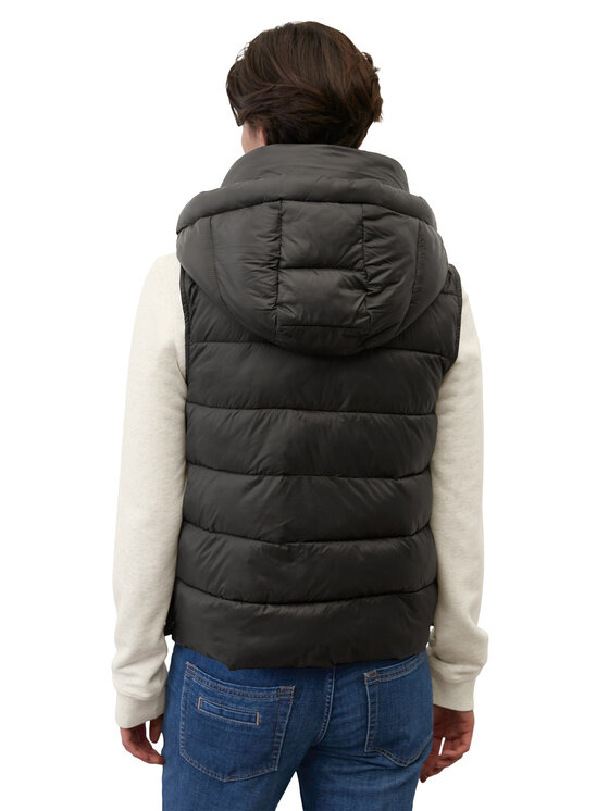 Marc O'Polo Marc O'Polo Αμάνικο Μπουφάν B01 0851 72003 Μαύρο Regular Fit