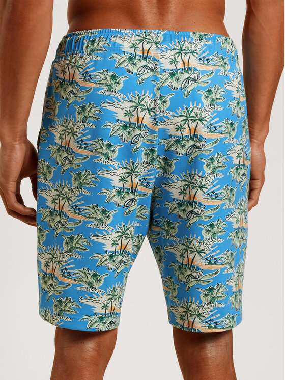 Calida Calida Bavlnené šortky 27869 Modrá Regular Fit