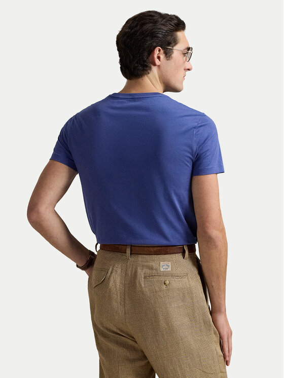 Polo Ralph Lauren Polo Ralph Lauren T-Shirt 710671438427 Niebieski Custom Slim Fit