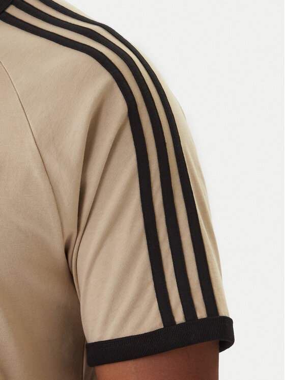 adidas adidas T-särk 3-Stripes KE7964 Beež Regular Fit