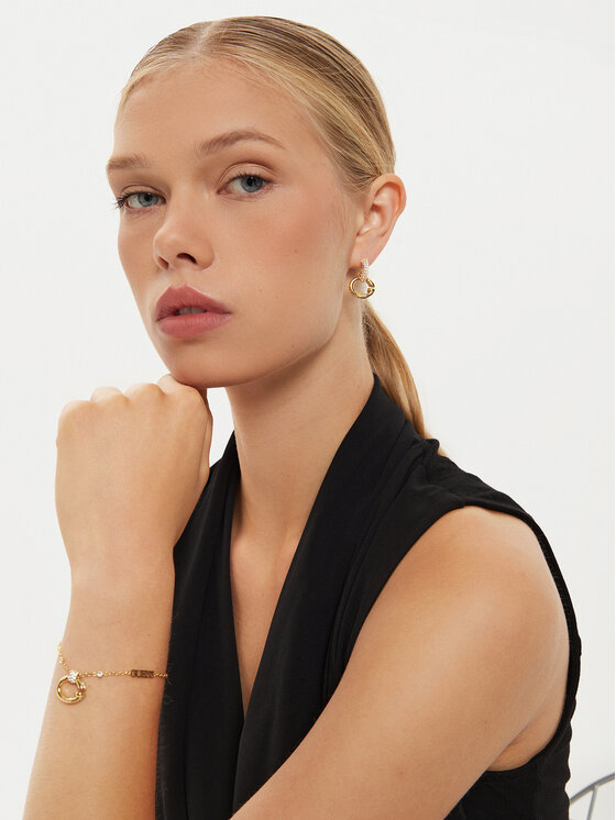 Guess Guess Kolczyki JUBE04 521JW Złoty