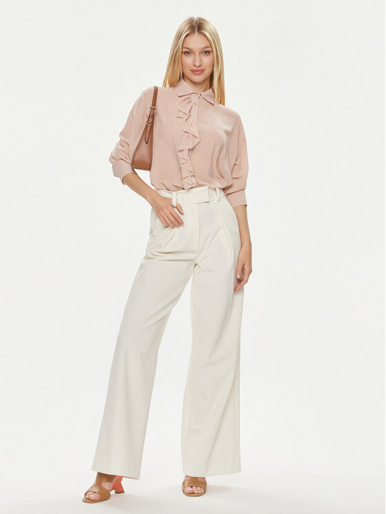 ViCOLO ViCOLO Koszula TB0133 Różowy Regular Fit