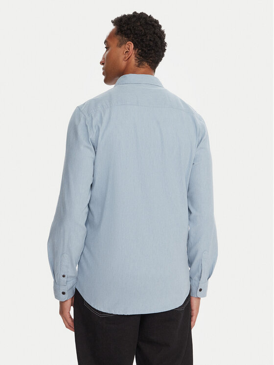 Quiksilver Quiksilver Marškiniai Premium Stretch EQYWT04670 Žydra Regular Fit