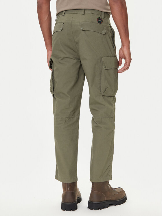 Napapijri Napapijri Stoffhose M-Tures NP0A88SW Grün Regular Fit