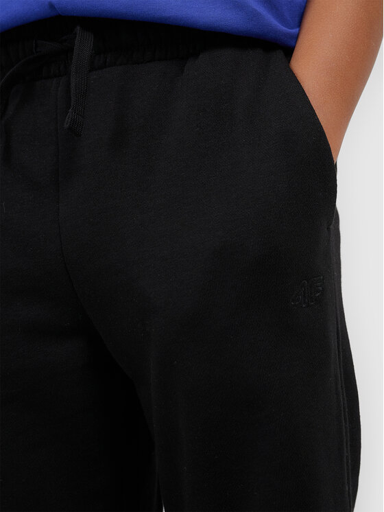 4F 4F Spodnie dresowe BASIC+ Czarny Oversize