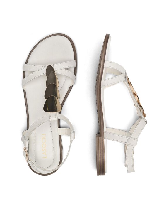 Lasocki Lasocki Сандали WI23-AGA-07 Бял