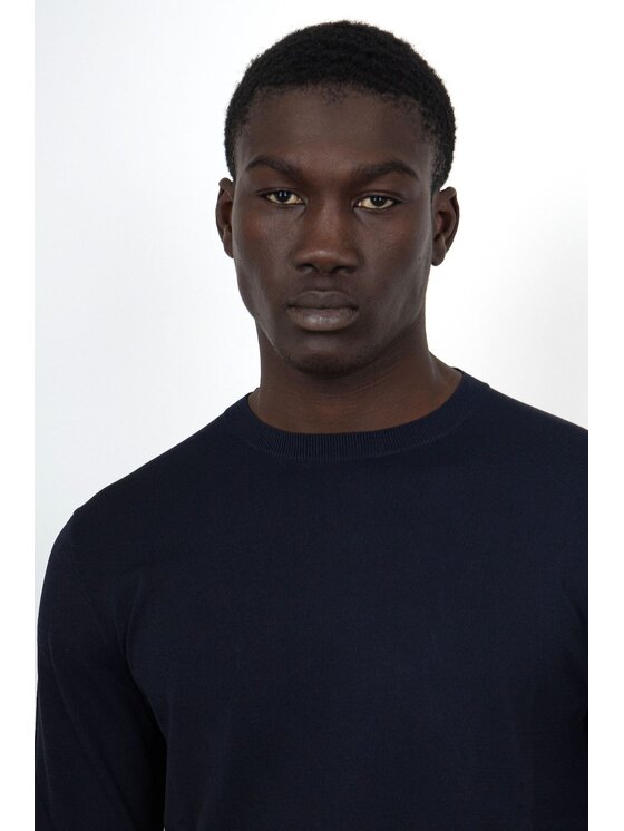 RRD RRD Maglione RRD Maglia Maxell Round Knit Blu Blu Slim Fit