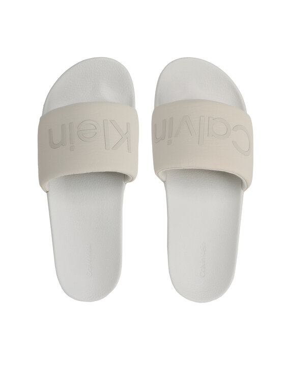 Calvin Klein Calvin Klein Plätud Pool Slide Txt HM0HM00962 Ekrüüvärv