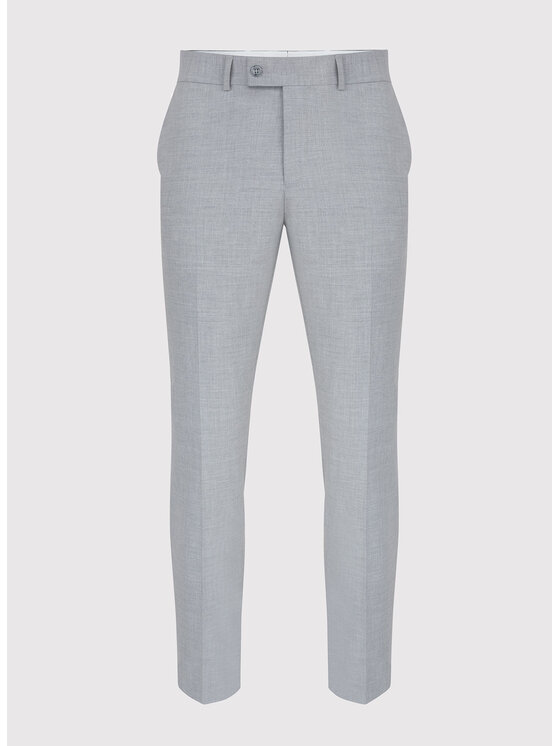 Pako Lorente Pako Lorente Spodnie garniturowe P23SF-6G-004 Szary Slim Fit