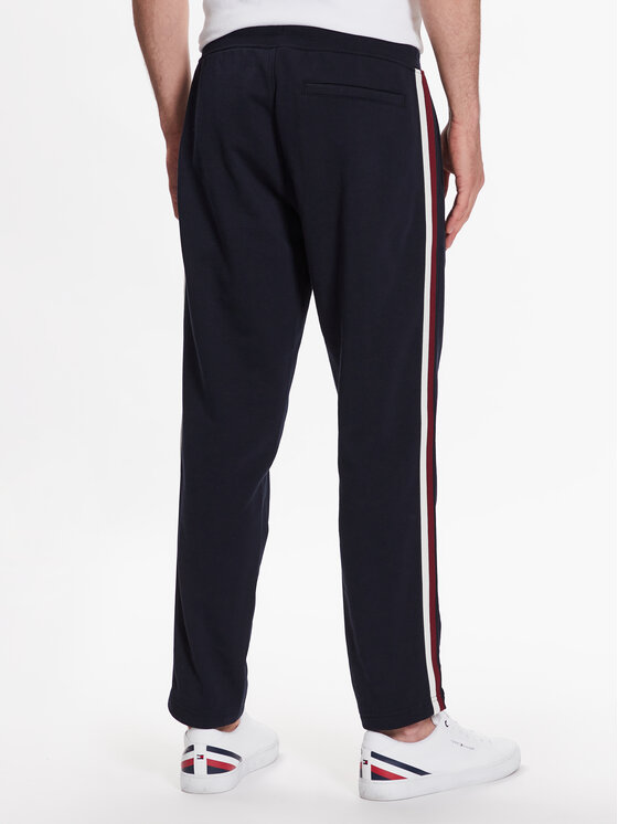 Tommy Hilfiger Tommy Hilfiger Teplákové nohavice MW0MW30030 Tmavomodrá Regular Fit