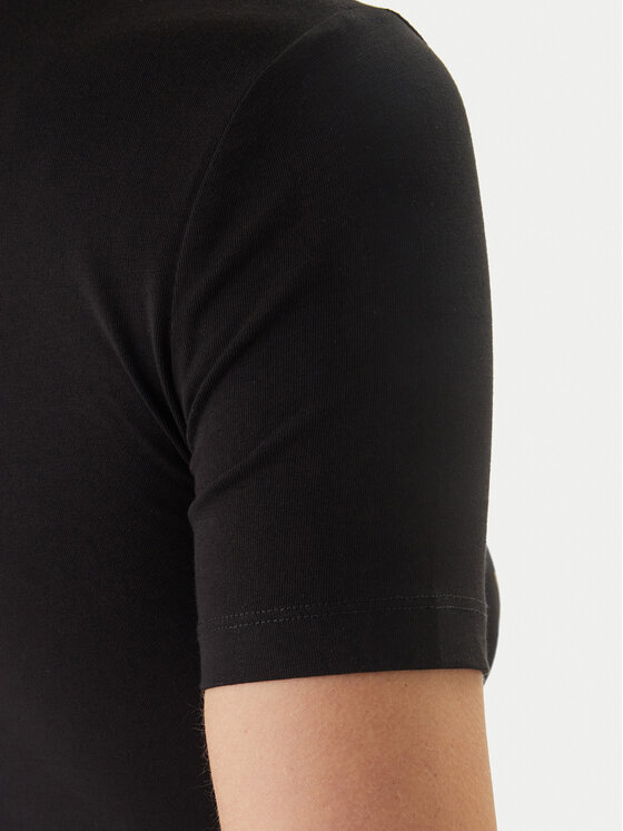Just Cavalli Just Cavalli T-Shirt 80PAHT02 CJ502 Černá Slim Fit