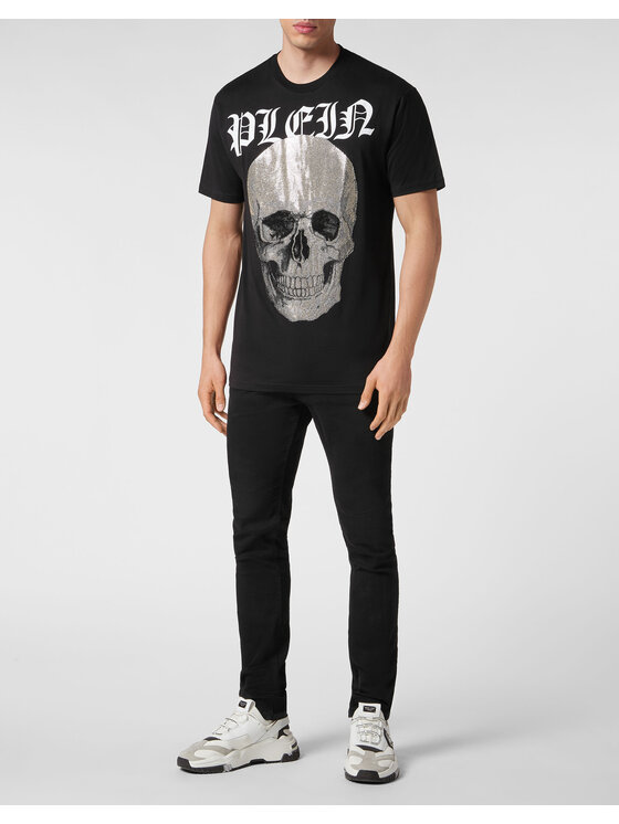 PHILIPP PLEIN PHILIPP PLEIN T-Shirt 6015 Czarny Regular Fit
