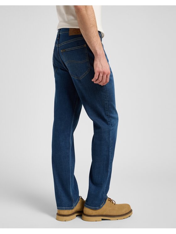 Lee Lee Jeansy WEST Niebieski Straight Leg