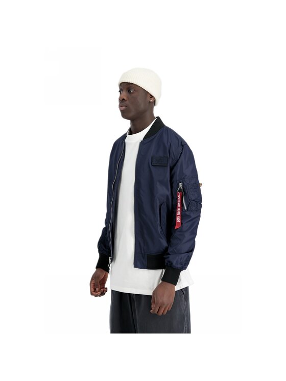 Alpha Industries Alpha Industries Bundy bomber AI.126101-697-XXL Tmavomodrá Slim Fit