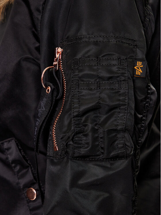 Alpha Industries Alpha Industries Kurtka bomber MA-1 156001 Czarny Slim Fit