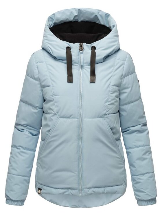 Navahoo Navahoo Kurtka zimowa Eisballchen Błękitny Casual Fit