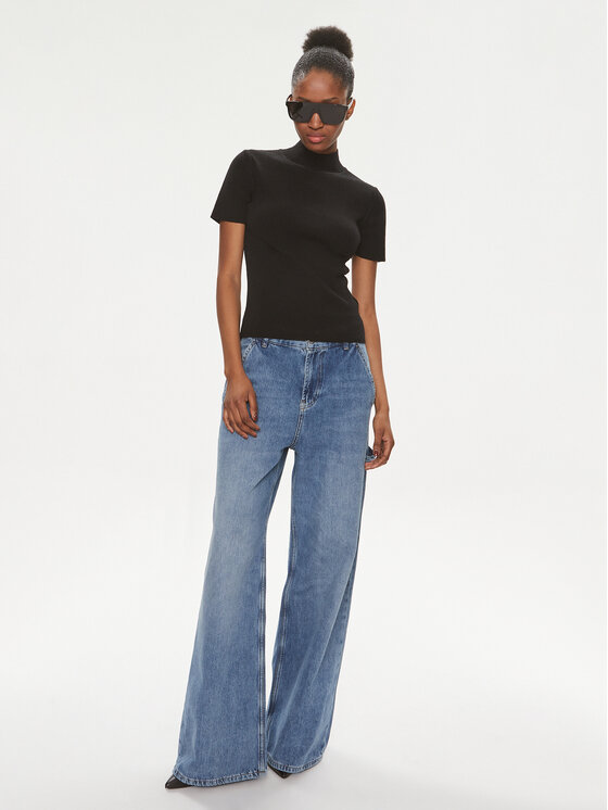 PINKO Pinko Džemper Capriolo 102124 A1A7 Crna Regular Fit