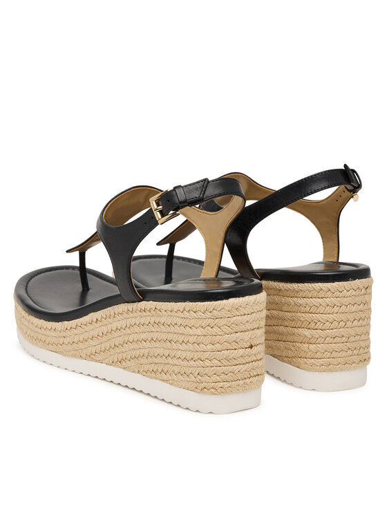 MICHAEL Michael Kors MICHAEL Michael Kors Εσπαντρίγιες Val Thong Wedge 40S6VAMS1L Μαύρο