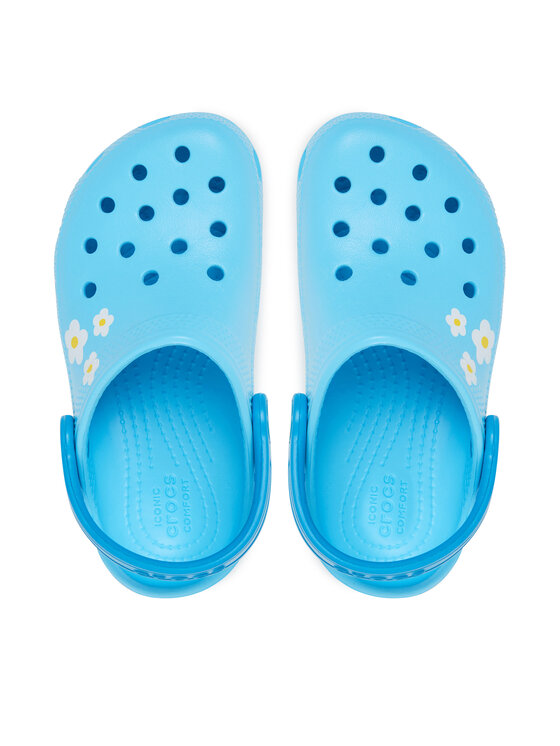 Crocs Crocs Şlapi Classic Daisy Clog 211257 Albastru