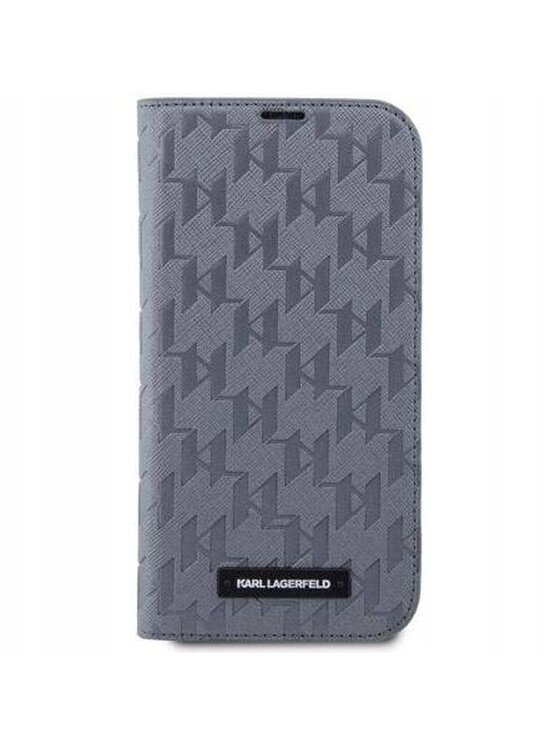 KARL LAGERFELD KARL LAGERFELD Etui na telefon Saffiano Monogram Srebrny