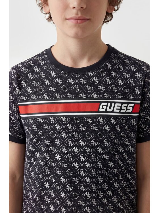 Guess Kids Guess Kids T-Shirt 166053 Czarny Classic Fit
