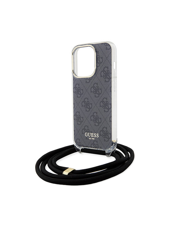 Guess Guess Etui na telefon iPhone 15 Pro Czarny