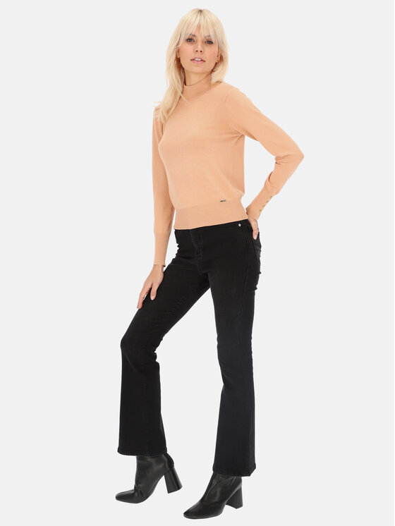 L’AF L’AF Sweter Beri Beżowy Regular Fit
