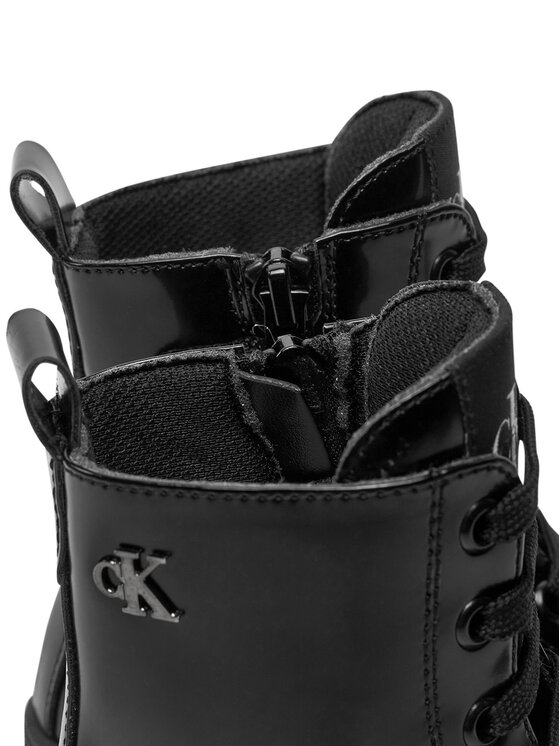 Calvin Klein Jeans Calvin Klein Jeans Trapery Lace-Up Bootie V4A5-81031-1453 M Czarny