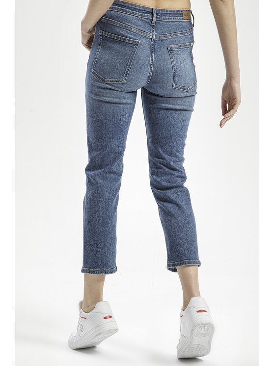 Cross Jeans Cross Jeans Jeansy P 476-052 Niebieski Straight Leg