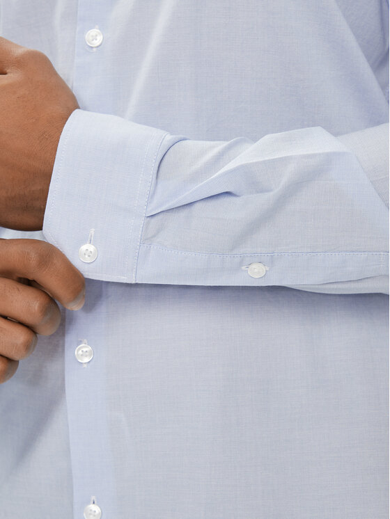 s.Oliver s.Oliver Cămașă 2132556 Albastru celest Slim Fit