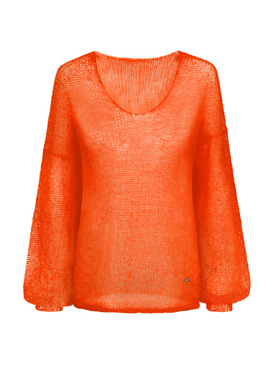 YOU by Tokarska YOU by Tokarska Sweter gili Pomarańczowy Regular Fit