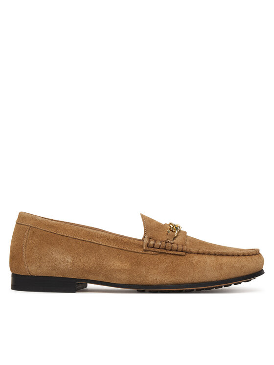 Tommy Hilfiger Tommy Hilfiger Μοκασίνια Th Chain Suede Loafer FW0FW09327 Καφέ