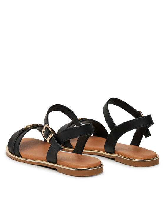 Tommy Hilfiger Tommy Hilfiger Sandały T3A2-33778-0326 S Czarny