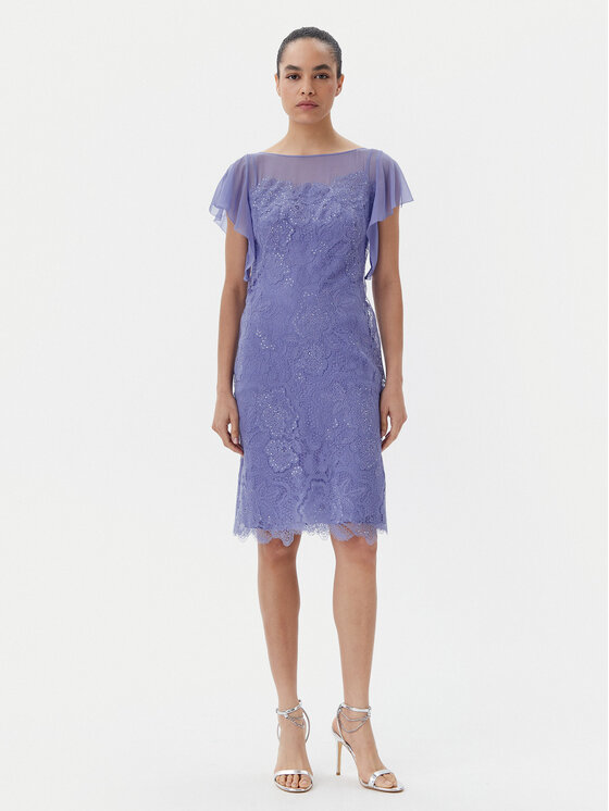 Luisa Spagnoli Luisa Spagnoli Rochie cocktail Paniere 541685 Albastru Regular Fit