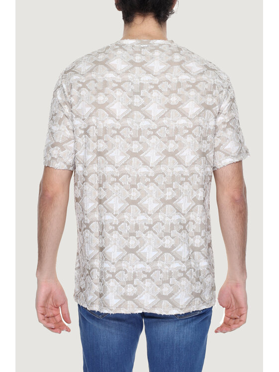 Antony Morato Antony Morato T-Shirt MMKS02364-FA140264 Μπεζ Shirt Fit