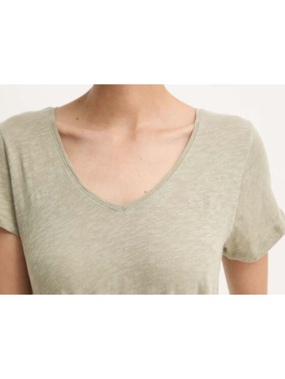 Pepe Jeans Pepe Jeans T-Shirt PL505884 702 Khaki Slim Fit