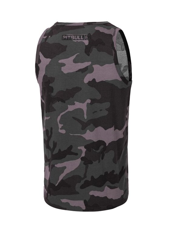 PITBULL PITBULL Tank top Tank Czarny Regular Fit