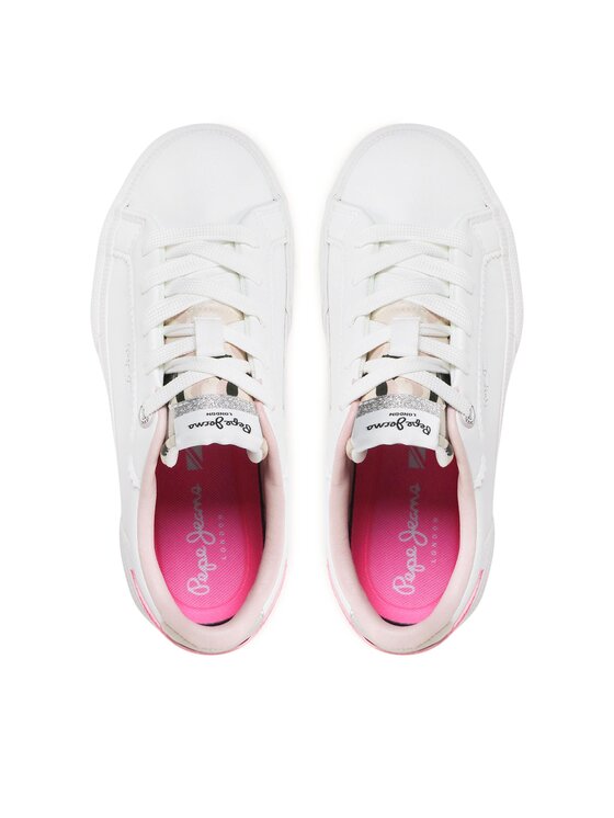 Pepe Jeans Pepe Jeans Tenis superge Kenton Basic Girl PGS30549 Bela