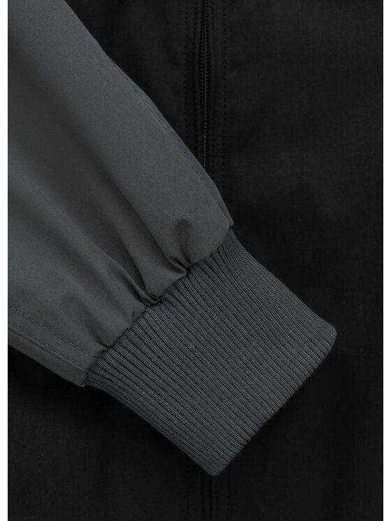PITBULL PITBULL Kurtka przejściowa Kurtka przejściowa męska z kapturem 2 Color Longwood M Czarny Regular Fit