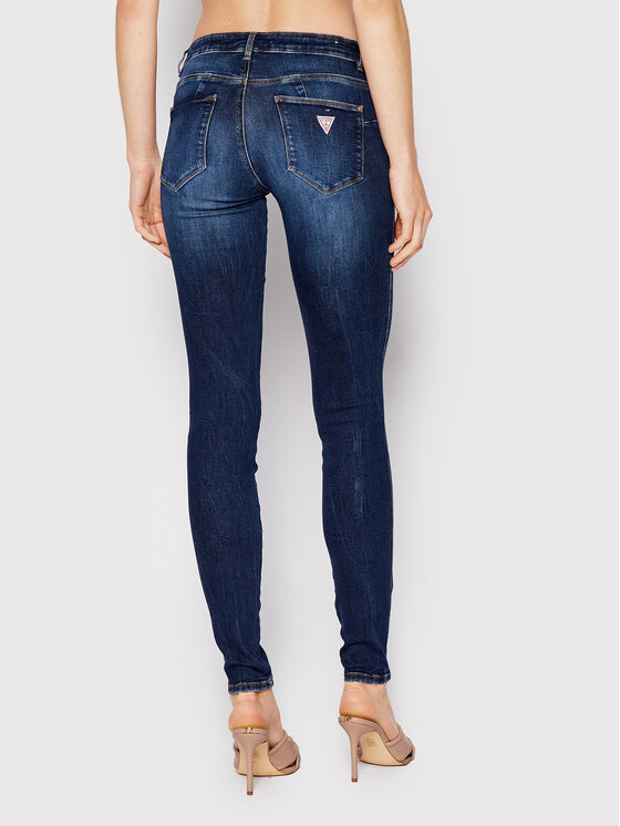 Guess Guess Traperice W2YAJ2 D4Q03 Plava Skinny Fit